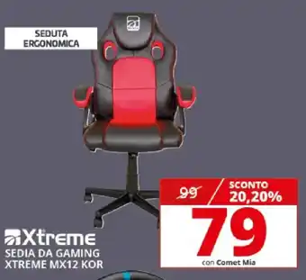 Comet Xtreme SEDIA DA GAMING XTREME MX12 KOR offerta