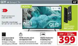 Comet SAMSUNG Q7F 4K Smart TV offerta