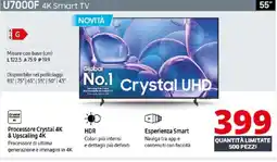 Comet SAMSUNG U7000F 4K Smart TV offerta