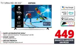 Comet TV Ultra HD 4K 65" TCL offerta