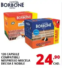 Comet CAFFE BORBONE 20 capsule compatibili nespresso miscela decisa e nobile offerta