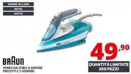 Comet BRAUN FERRO DA STIRO A VAPORE FREESTYLE 5 S15006BL offerta
