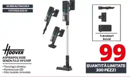 Comet HOOVER ASPIRAPOLVERE SENZA FILO HFG10P offerta
