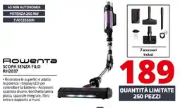 Comet Rowenta SCOPA SENZA FILO RH2037 offerta