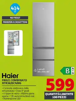 Comet Haier FRIGO COMBINATO HTR3620CNMG offerta