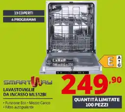Comet SMART WAY LAVASTOVIGLIE DA INCASSO MLS12BI offerta