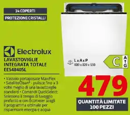Comet Electrolux LAVASTOVIGLIE INTEGRATA TOTALE EES48405L offerta