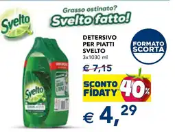 Esselunga Detersivo per piatti SVELTO offerta