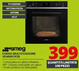 Comet smeg FORNO MULTIFUNZIONE SF6400S1PZB offerta