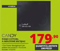 Comet CANDY PIANO COTTURA A INDUZIONE KRCDJ642 offerta