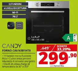 Comet CANDY FORNO CA6 N3B1HTX offerta