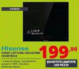 Comet Hisense PIANO COTTURA INDUZIONE H16401BSCE offerta