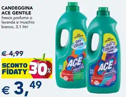Esselunga Candeggina ace gentile fresco profumo o lavanda e muschio bianco offerta