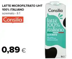 Oasi Consilia Latte microfiltrato uht 100% italiano offerta