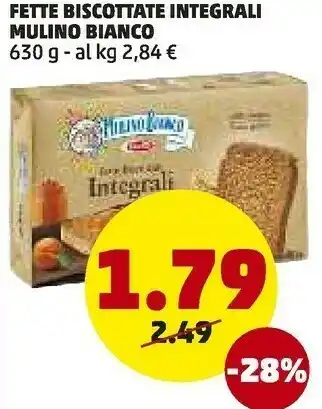 PENNY Le dorate fette biscottate 630 g(ml) offerta