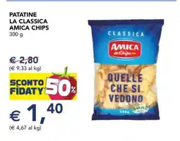 Esselunga Patatine La Classica Amica Chips offerta