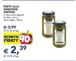 Esselunga PESTO ALLA GENOVESE ANFOSSI offerta