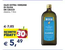 Esselunga Olio Extra Vergine di Oliva De Cecco offerta