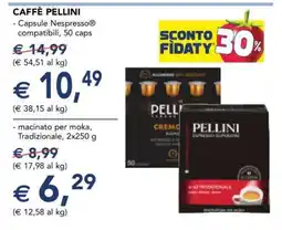 Esselunga CAFFÈ PELLINI - Capsule Nespresso compatibili, 50 caps offerta