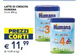 Esselunga LATTE DI CRESCITA HUMANA offerta