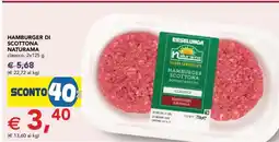 Esselunga Hamburger di Scottona Naturama offerta