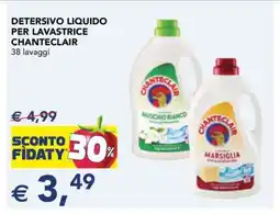 Esselunga DETERSIVO LIQUIDO PER LAVATRICE CHANTECLAIR offerta