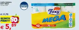 Esselunga Carta igienica foxy mega offerta