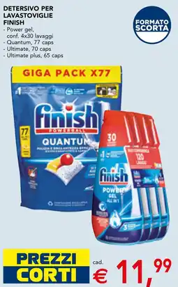 Esselunga Detersivo per lavastoviglie FINISH offerta