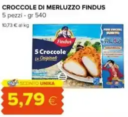 Oasi Croccole di merluzzo FINDUS offerta