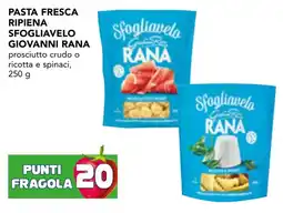Esselunga Pasta fresca ripiena sfogliavelo GIOVANNI RANA offerta
