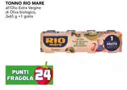 Esselunga Tonno rio mare all'olio extra vergine di oliva biologico offerta