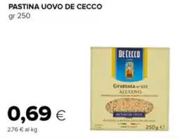 Oasi Pastina uovo DE CECCO offerta
