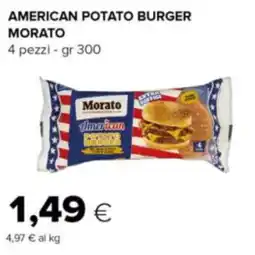 Oasi American potato burger MORATO offerta
