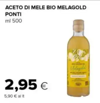 Oasi Aceto di mele bio melagold PONTI offerta