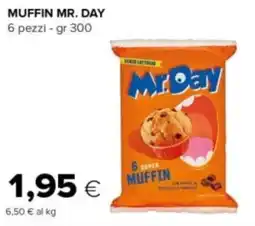 Oasi Muffin MR. DAY 6 pezzi offerta