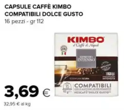 Oasi Capsule caffè kimbo compatibili dolce gusto offerta