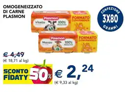 Esselunga Omogeneizzato di carne PLASMON offerta