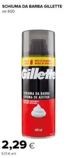 Oasi Schiuma da barba GILLETTE offerta