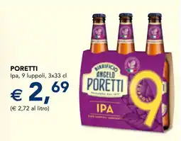 Esselunga PORETTI Ipa, 9 luppoli offerta