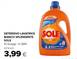 Oasi Detersivo lavatrice bianco splendente SOLE offerta