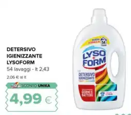 Oasi Detersivo igienizzante LYSOFORM offerta