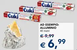 Esselunga Cuki alluminio offerta