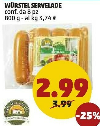PENNY Wurstel offerta