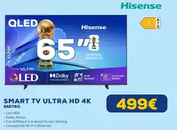 Euronics Hisense SMART TV ULTRA HD 4K 65E79Q offerta