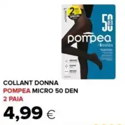 Oasi Collant donna pompea micro 50 DEN 2 PAIA offerta