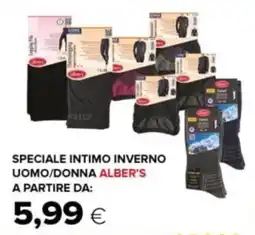 Oasi Speciale intimo inverno uomo/donna ALBER'S offerta