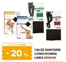 Oasi Calze sanitarie 20% uomo/donna linea MANON offerta