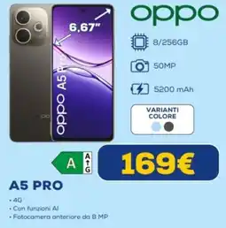 Euronics oppo A5 PRO offerta