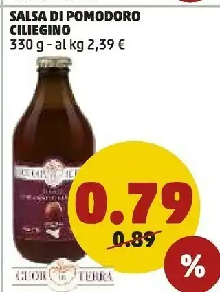 PENNY Salsa di pomodoro ciliegino 330 g(ml) offerta