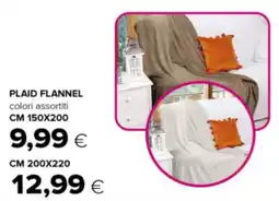 Oasi Plaid flannel offerta